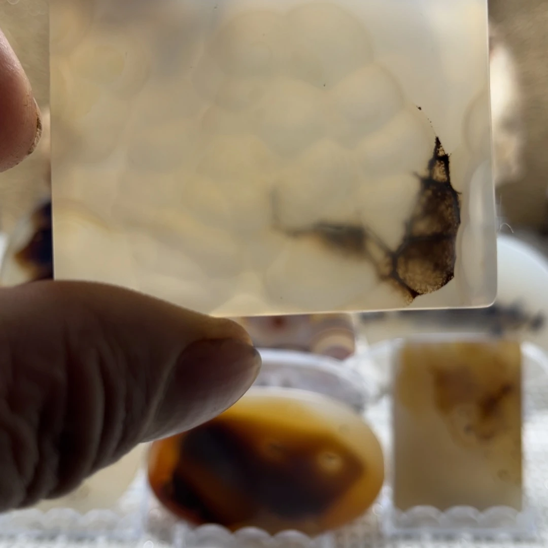 玛瑙/玉髓未镶嵌吊坠(不含链)