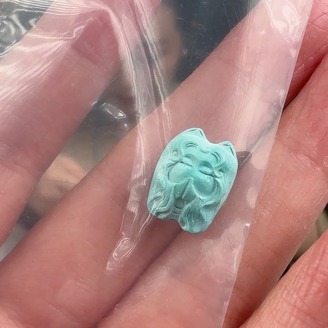 绿松石珠宝奇石未镶嵌