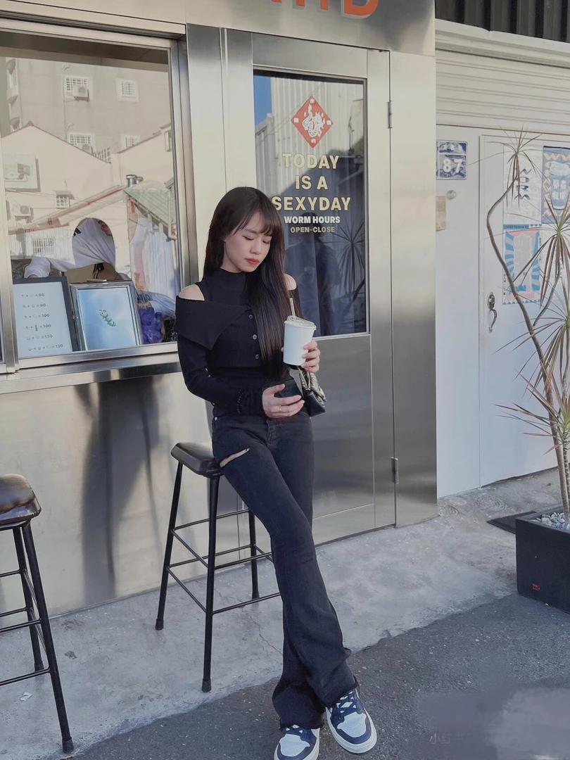 羊毛气质时尚休闲百搭打底潮流打底毛衣针织衫8156