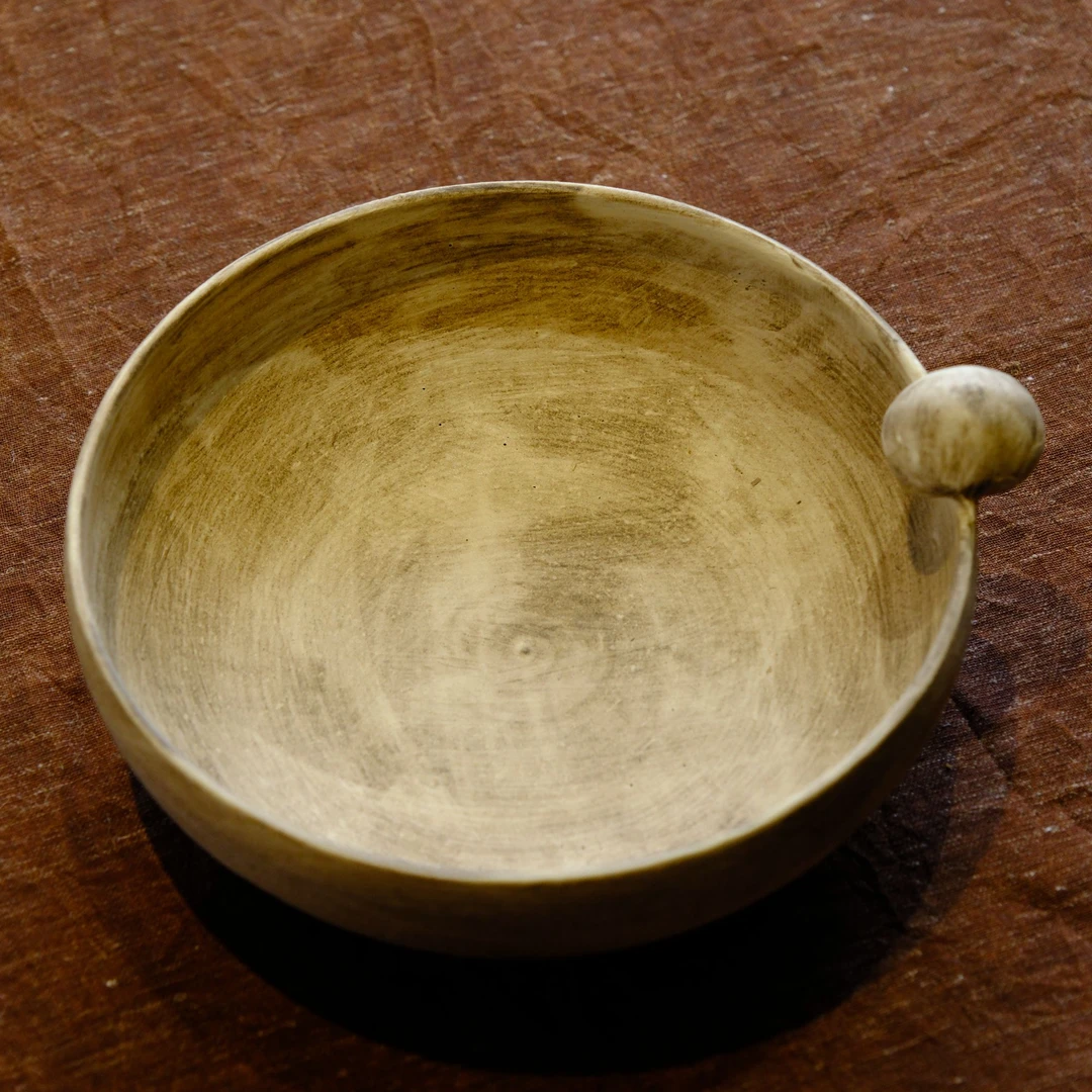 小喜宅 沙丘馒头盘（口径15cm，高度4.5cm）