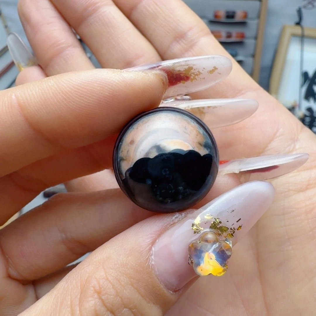 玛瑙/玉髓未镶嵌锁骨