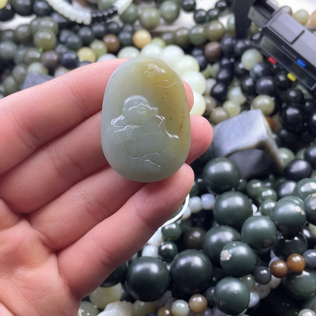 和田玉手串未镶嵌