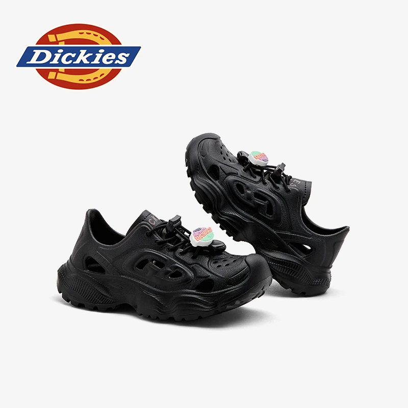 Dickies轻软洞洞鞋2025秋季新款外穿镂空凉鞋运动时尚防滑亲子鞋