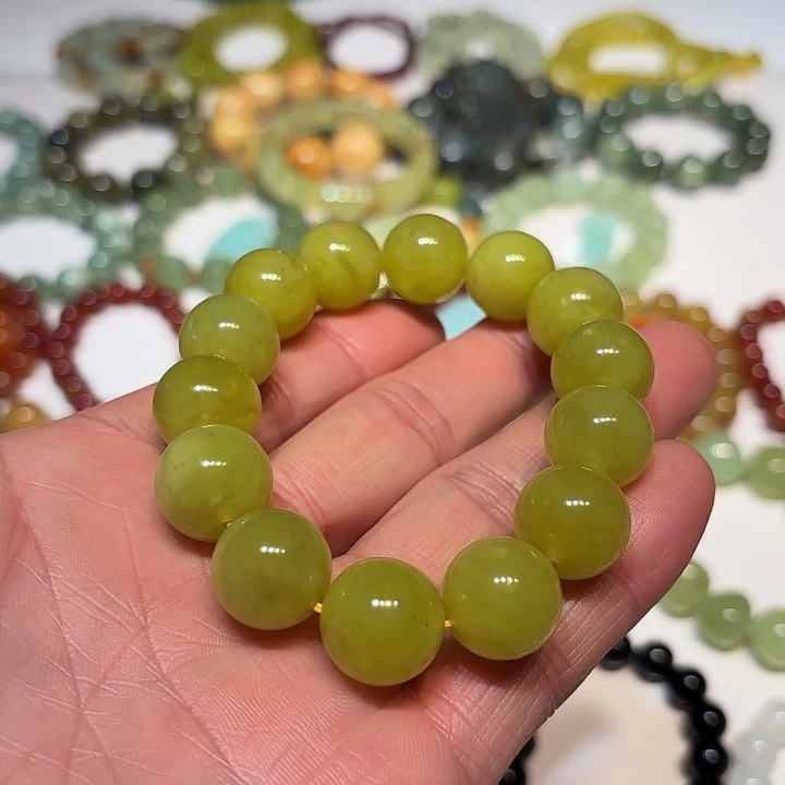 蛇纹石玉未镶嵌手串