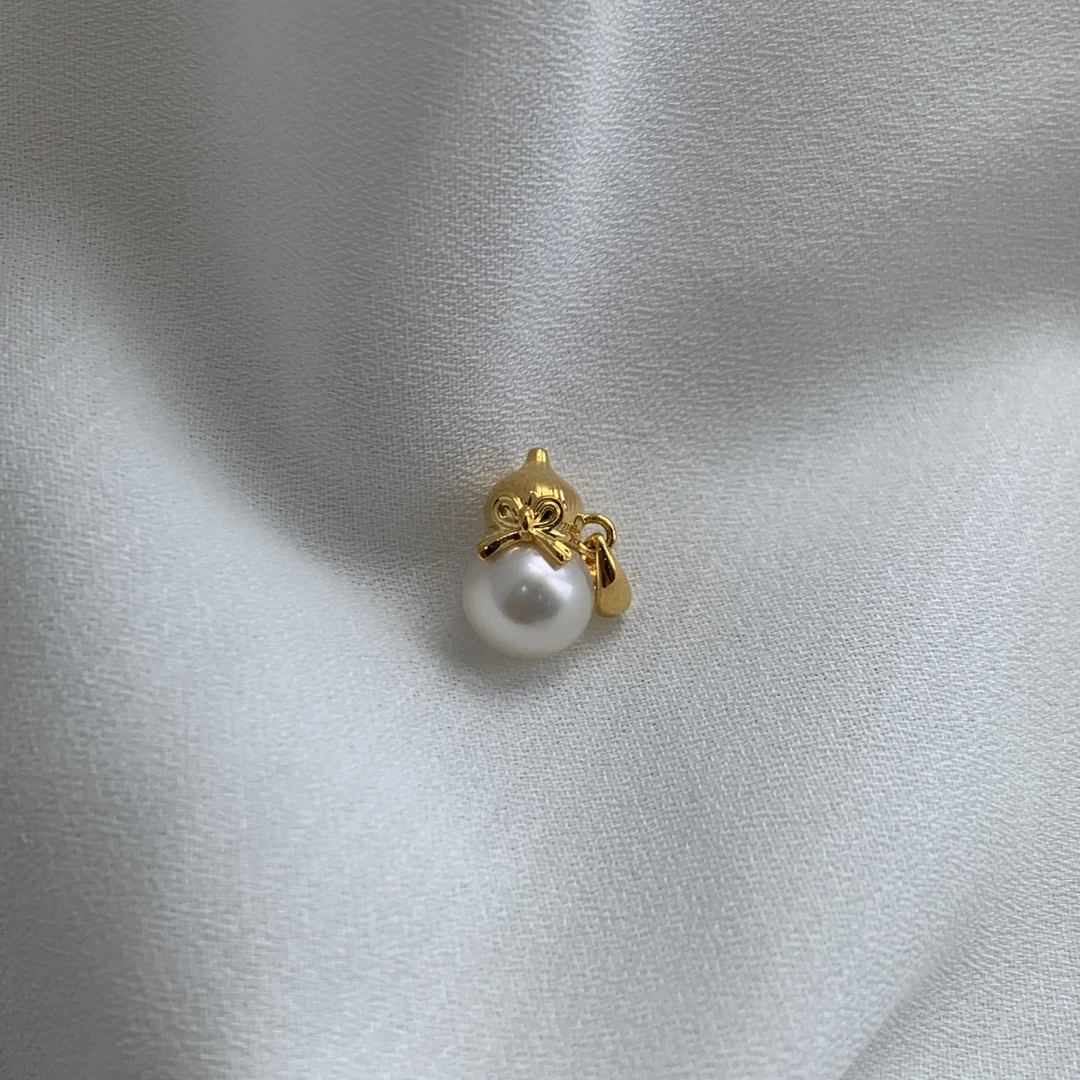 18K金珍珠吊坠