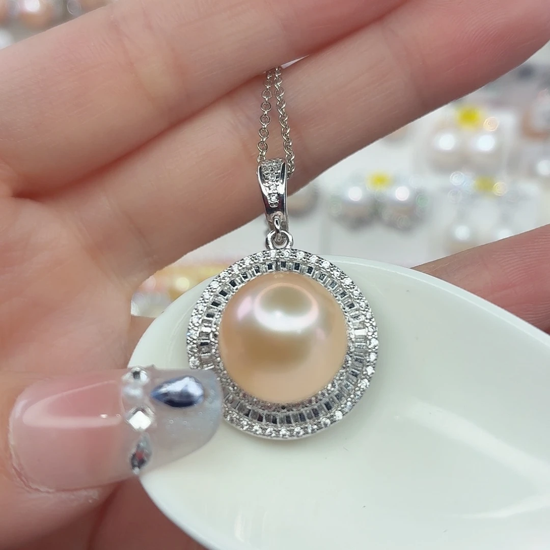 合金淡水珍珠颈饰