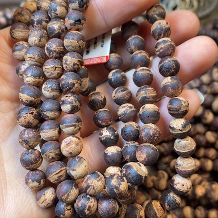 降真香手串/手链0.8*108黄金甲无胶