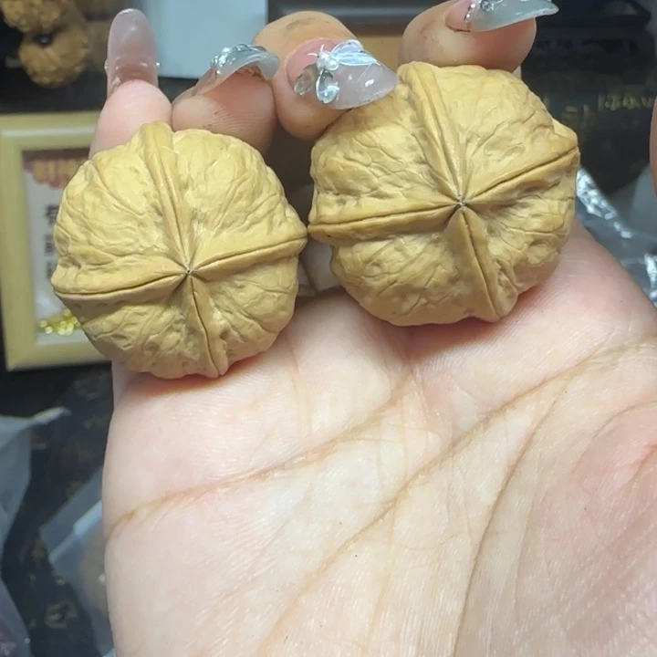 吊坠文玩核桃南瓜四棱34