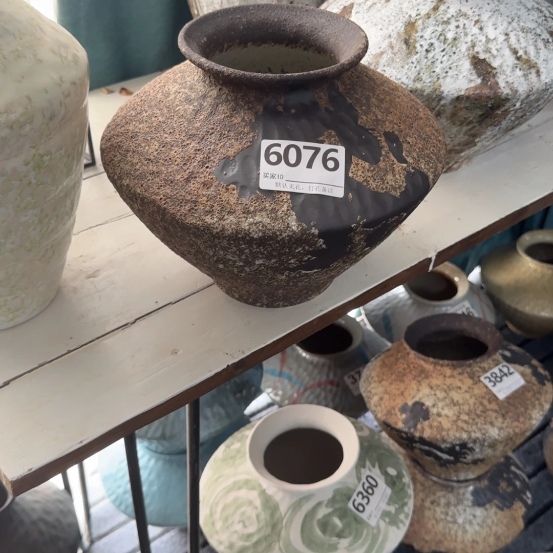 茉***茶摆件花瓶默认无孔编码6076