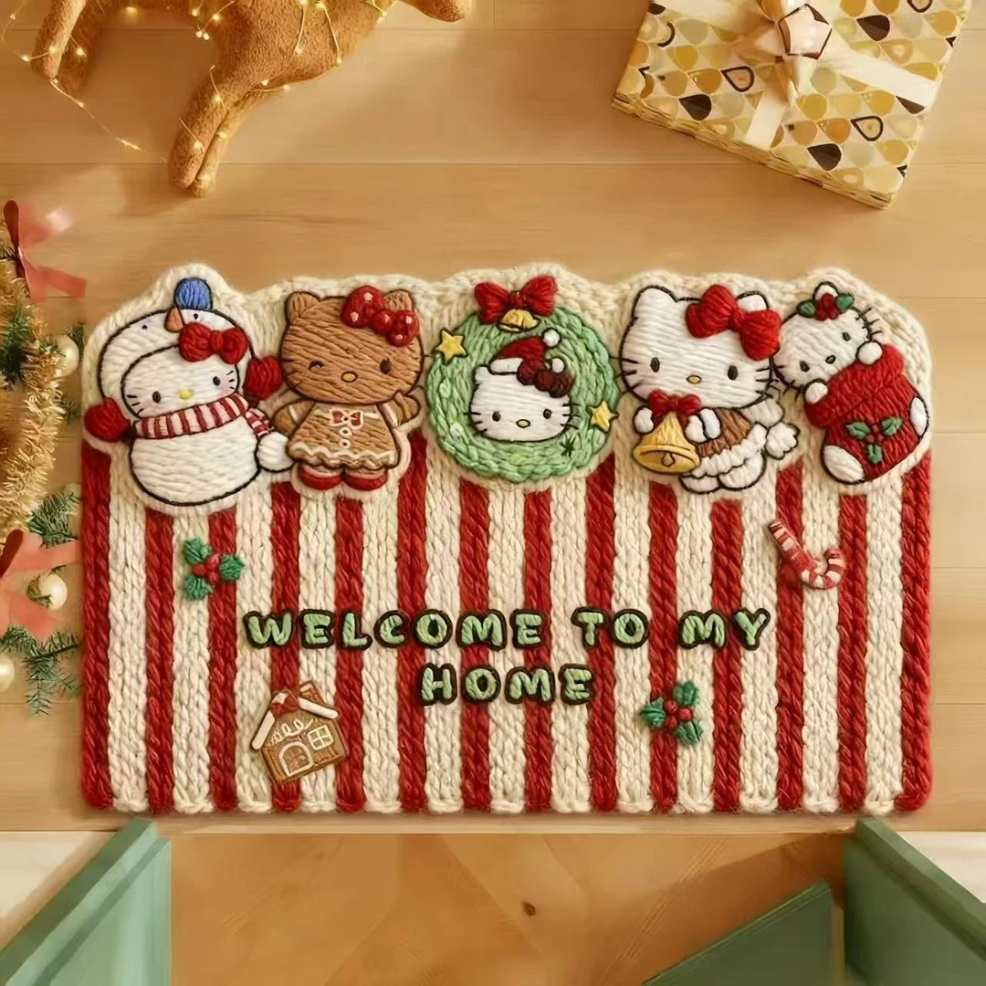 简约卡通系列多款大尺寸防滑橡胶底门厅玄关地毯地垫防滑家用垫子