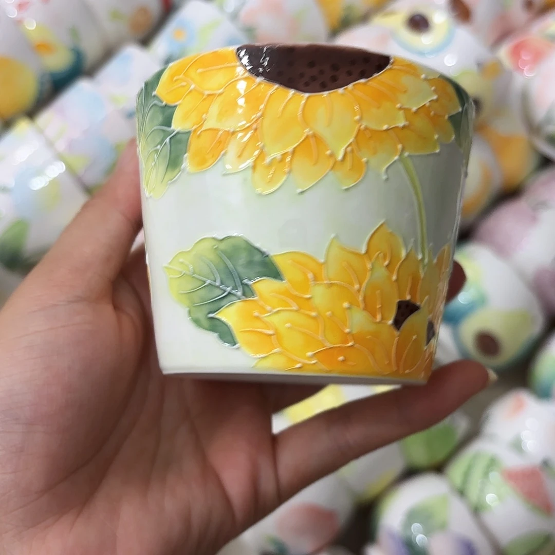 手绘创意高温釉下彩陶瓷
