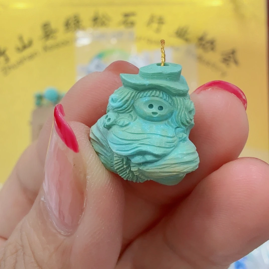 未镶嵌绿松石珠宝奇石