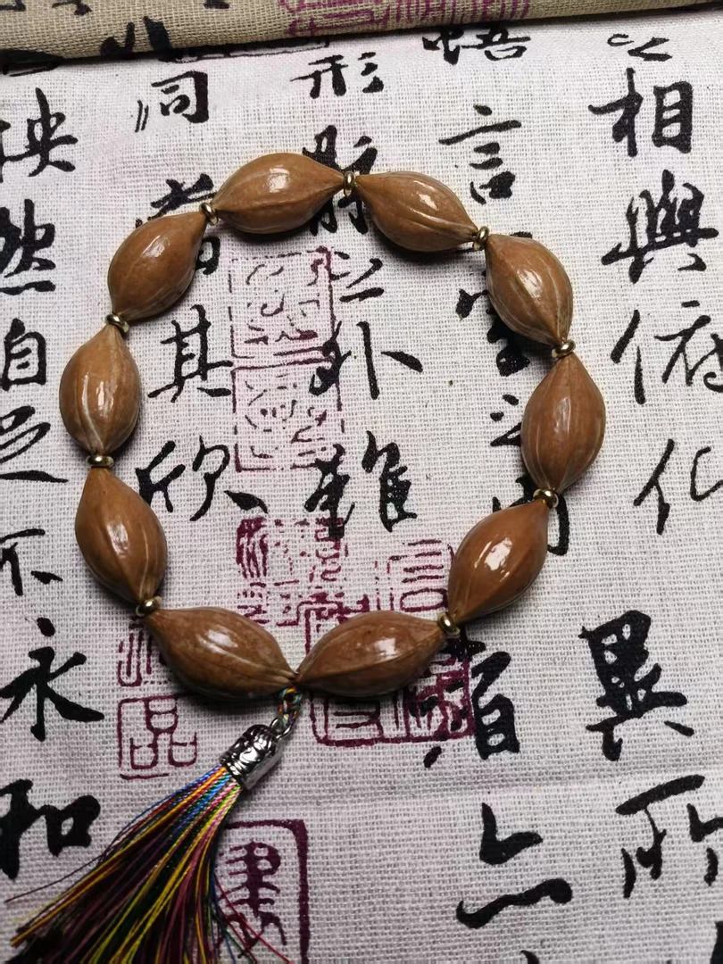 橄榄核水晶核手串 1.5