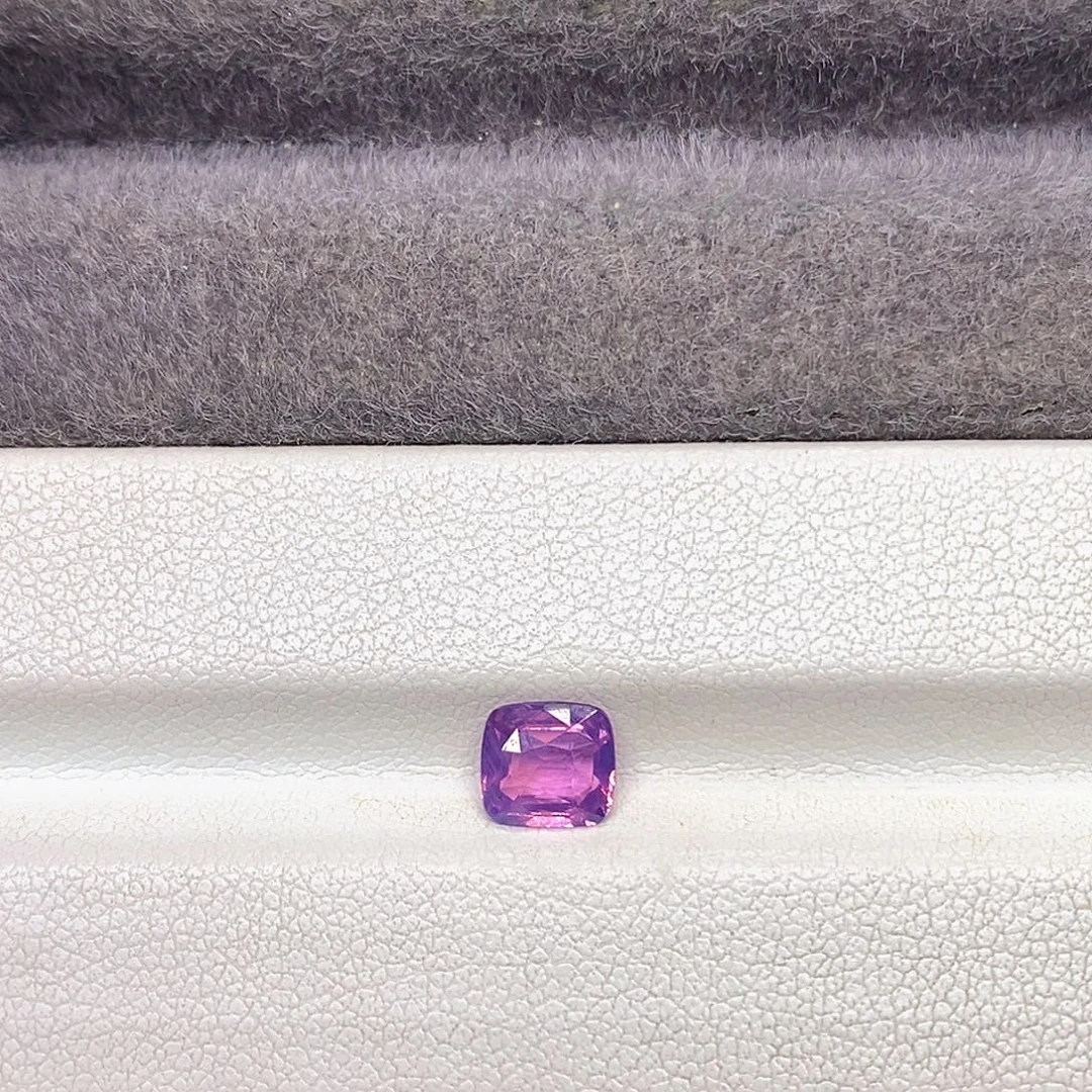 蓝宝石裸石1.19克拉天然无烧紫蓝宝