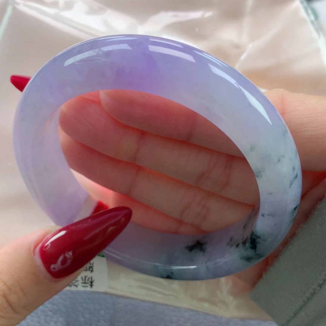 未镶嵌手镯翡翠缅甸天然翡翠A货54.8