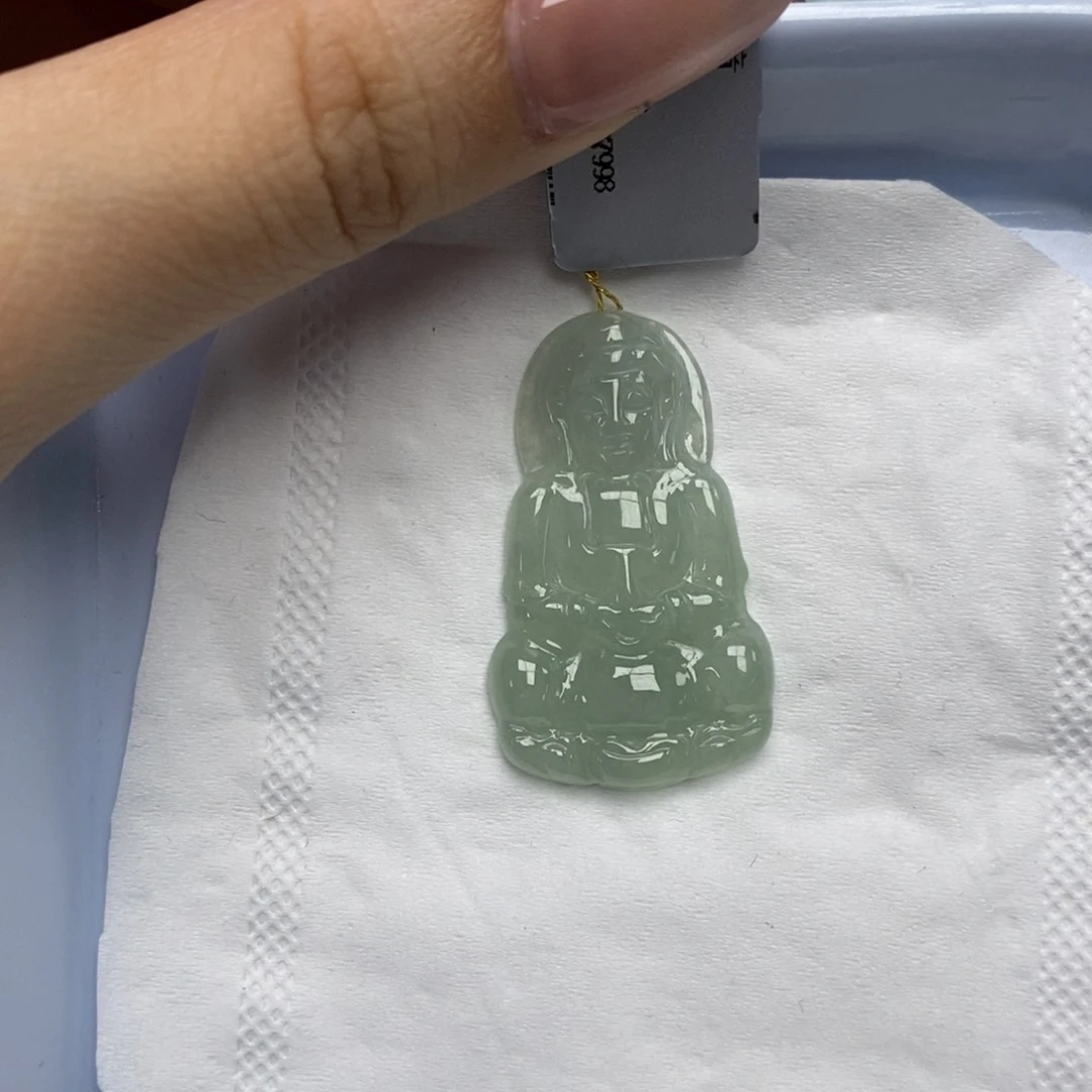 颈饰未镶嵌翡翠观音