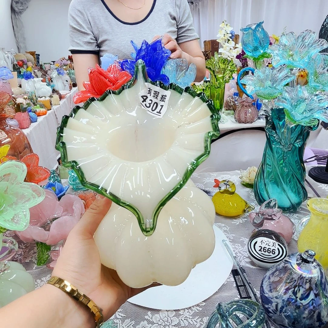 么***柒瑕疵不退不换安妮家居花瓶摆件