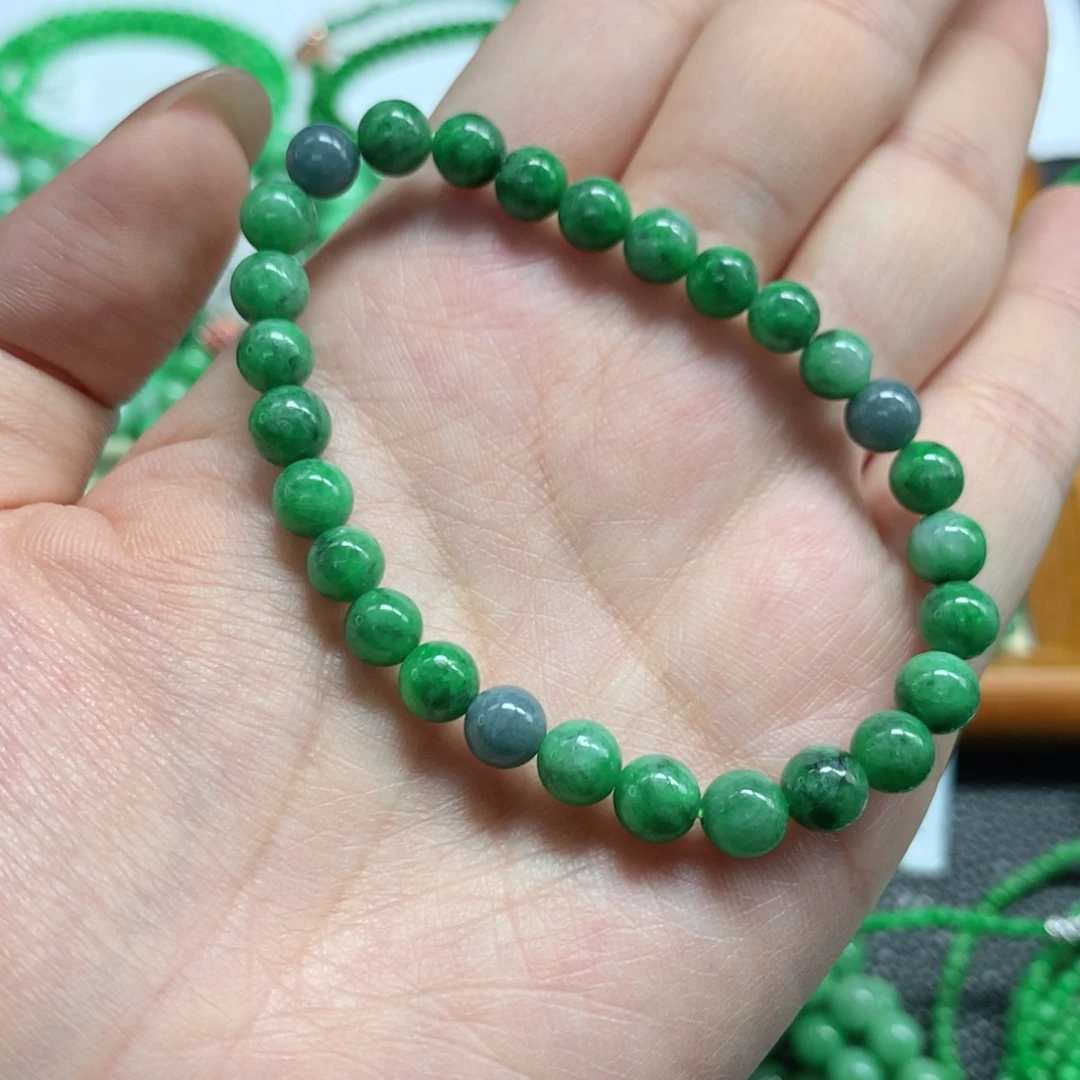 未镶嵌手链翡翠翡翠