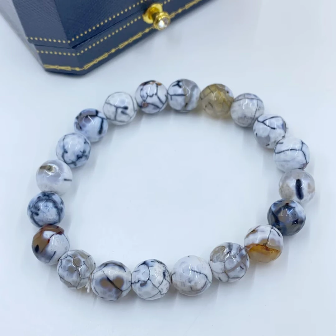 92  西域白肉火灵芝手串多样性发货