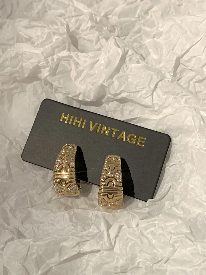 95新 BVLGARI/宝格丽 HIHI/Bvlgari 宝格丽 镶钻耳夹/11536259