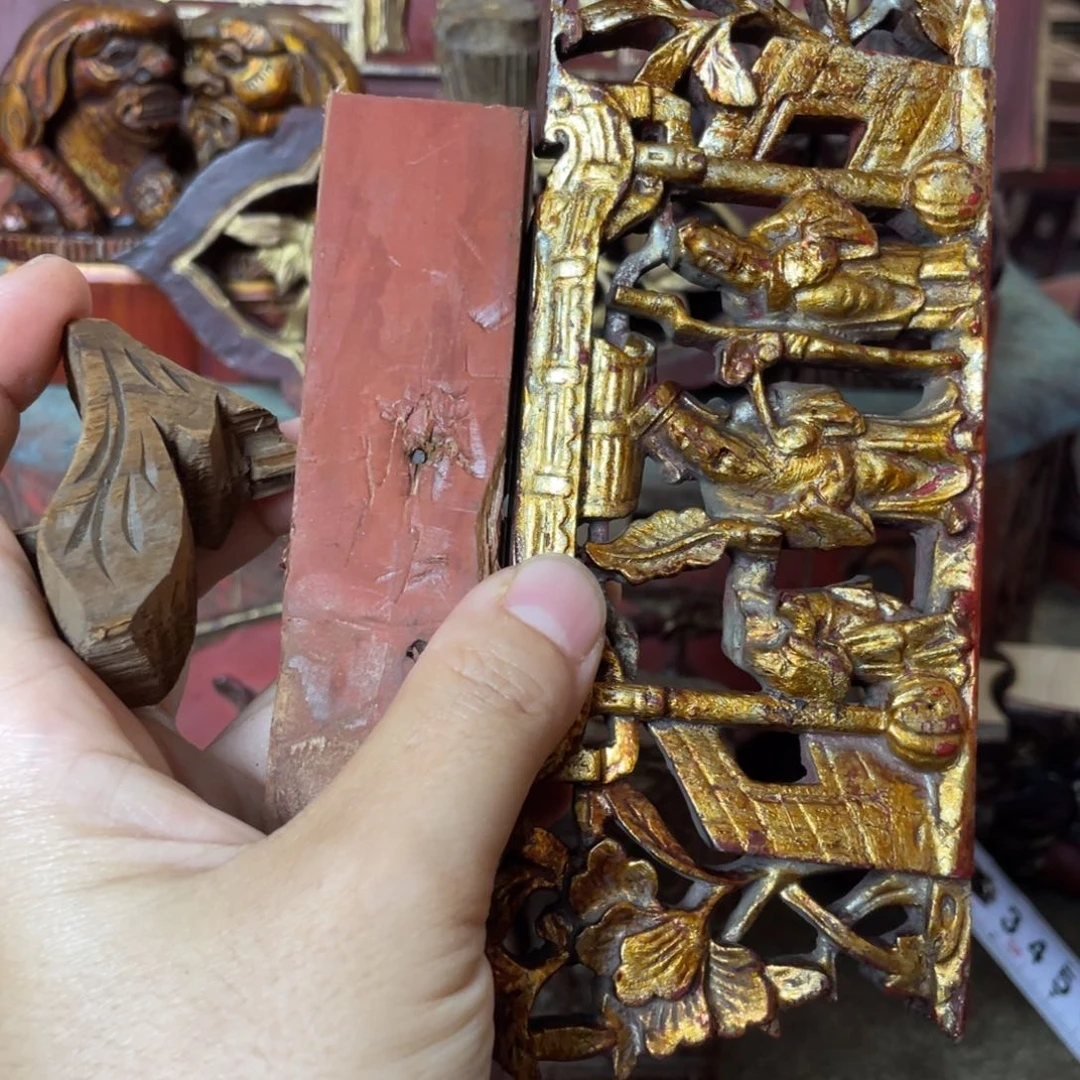 木傅****8老木雕花板福寿