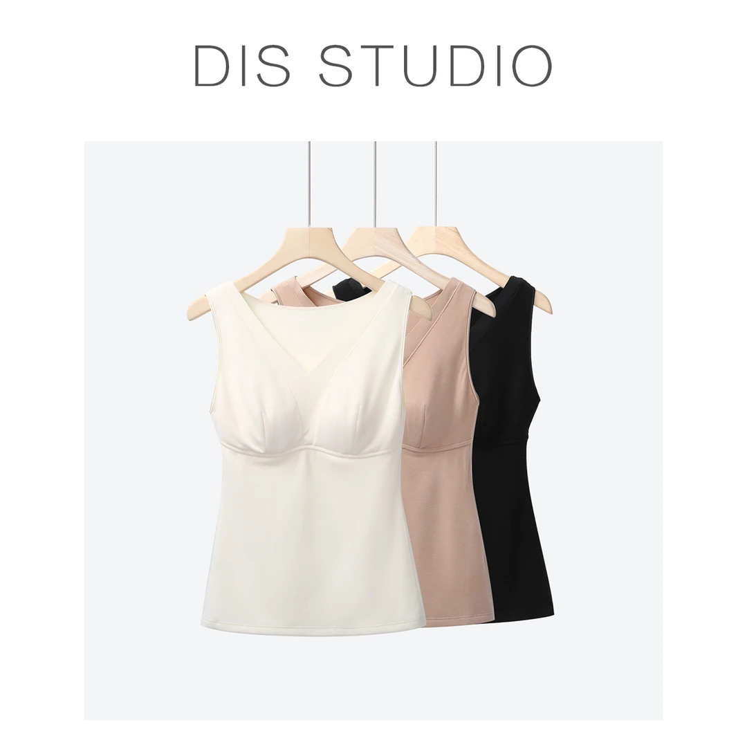 【DIS 定制】【设计美学】磨绒打底保暖背心百搭秋冬内搭Z525X17345