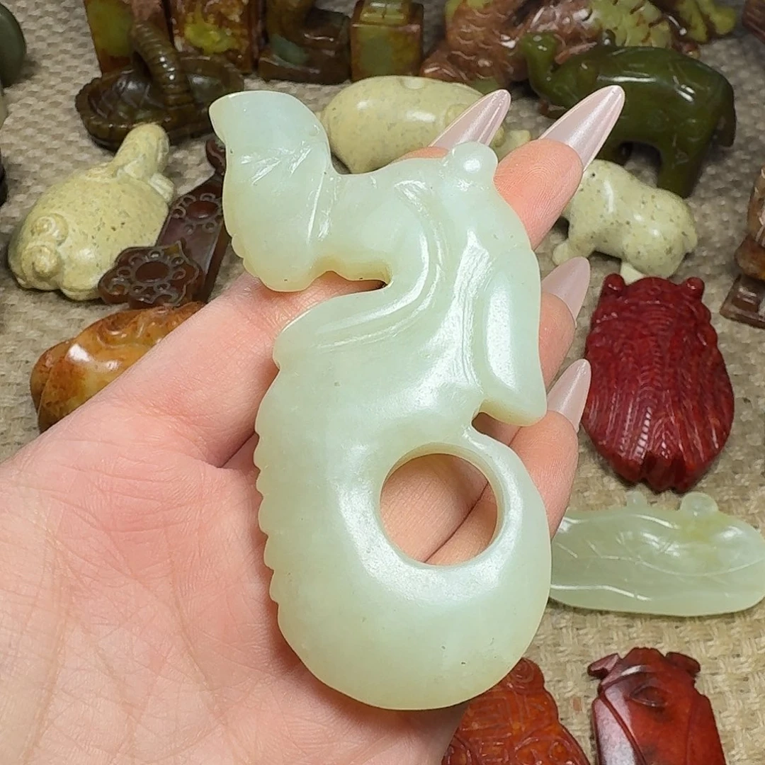 白玉菩提吊坠挂件