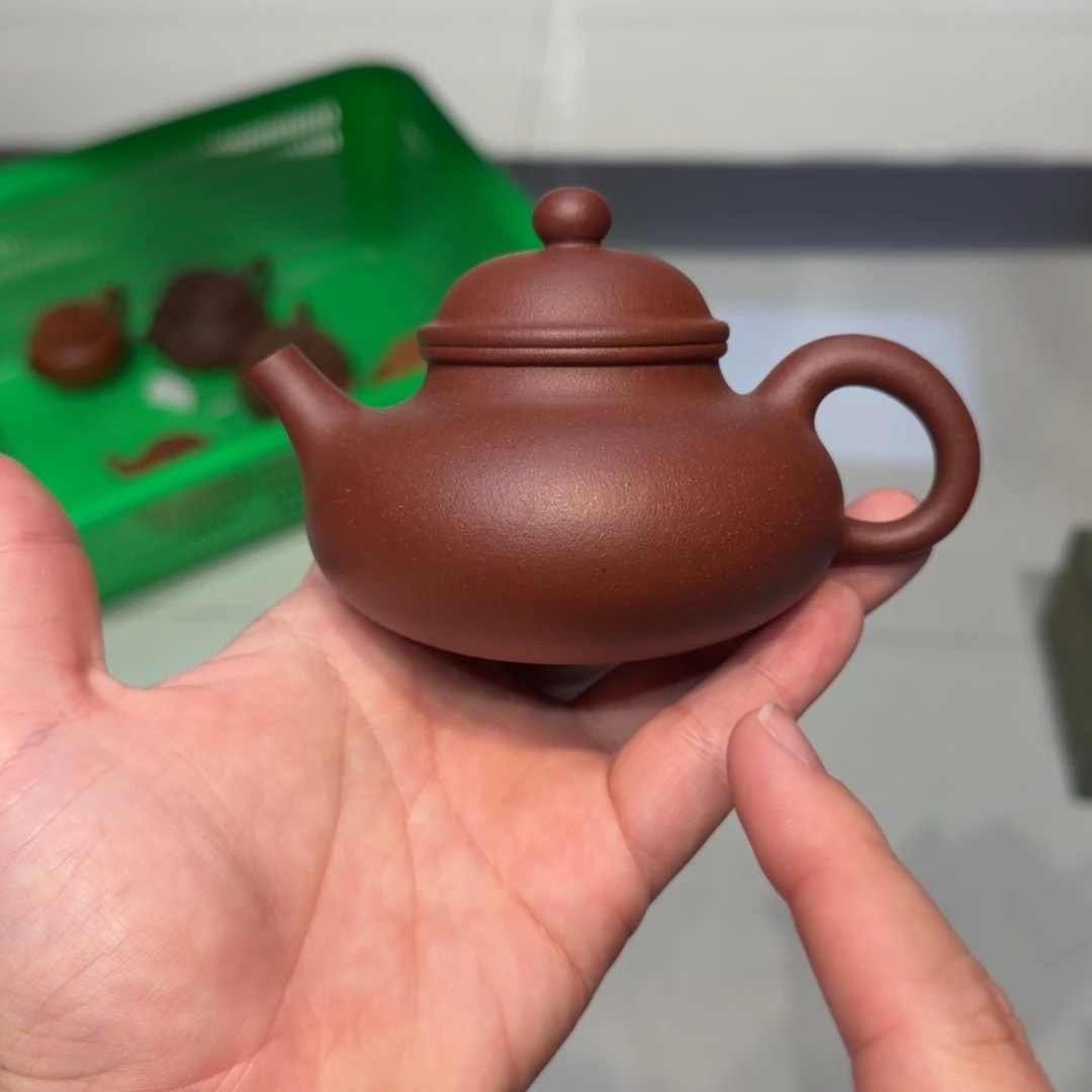 紫砂茶杯桃花泥容天