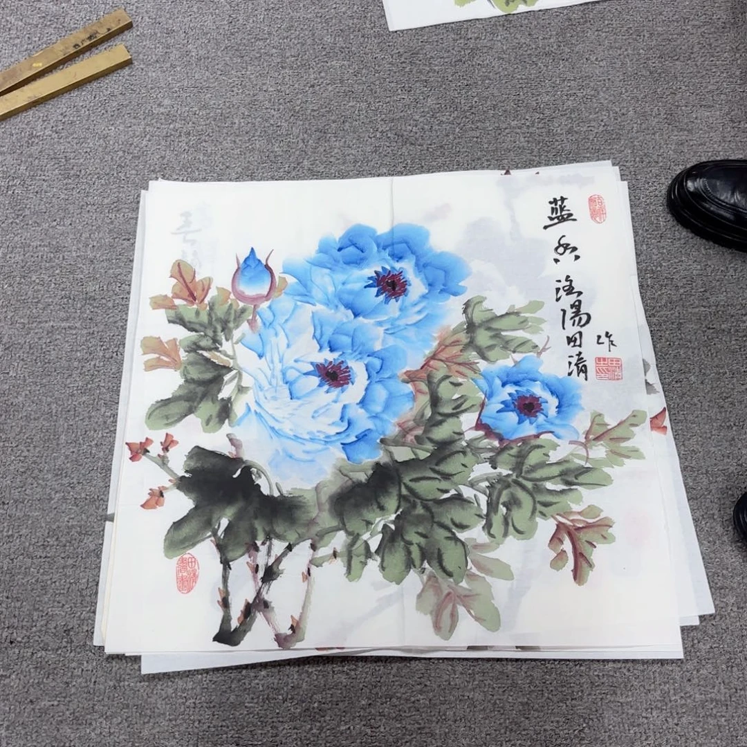 国画国画作品多次