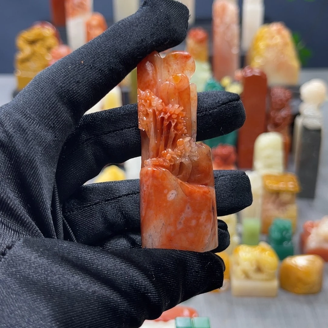 寿山石印石包邮包刻6955