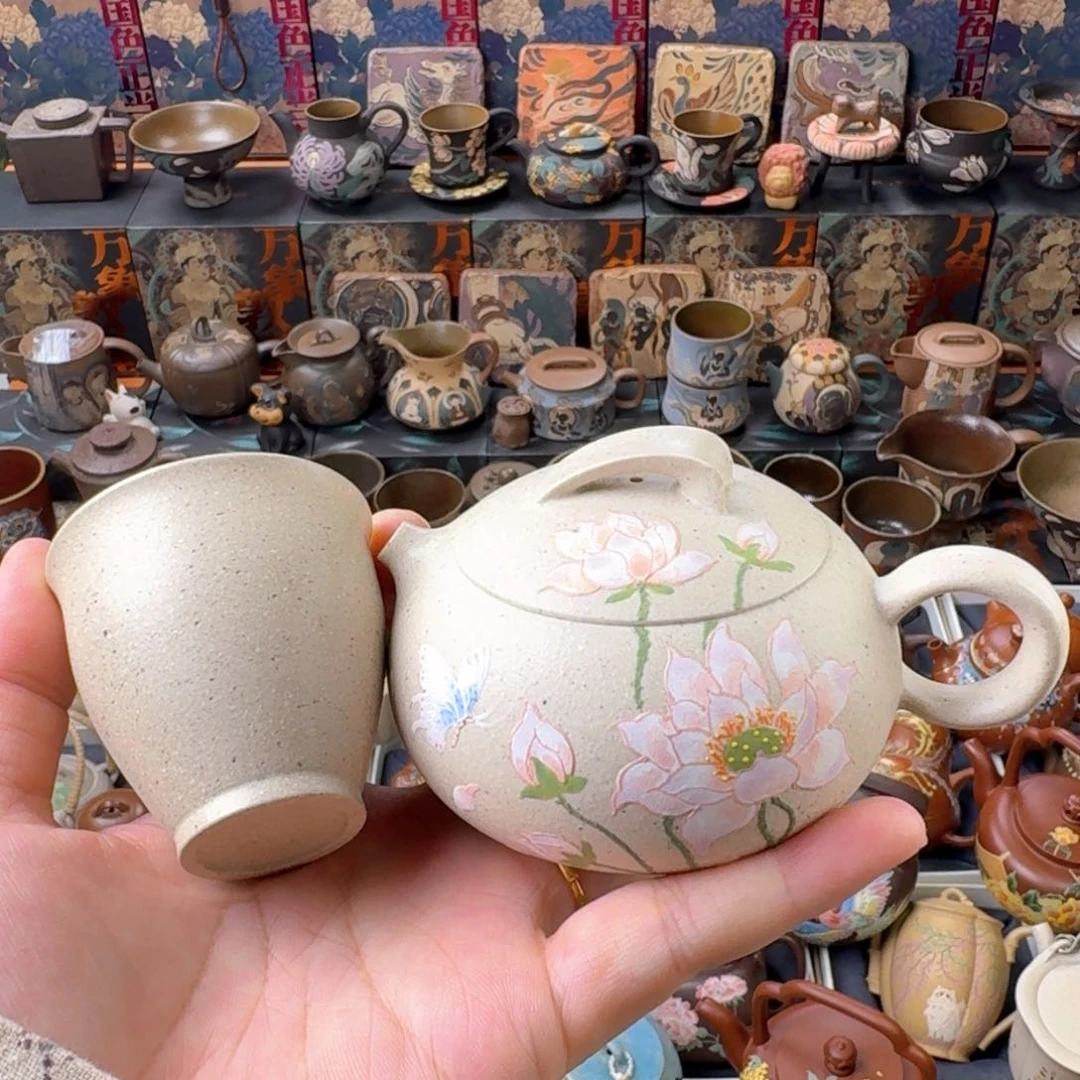 茶壶紫砂150ml原矿精工半手