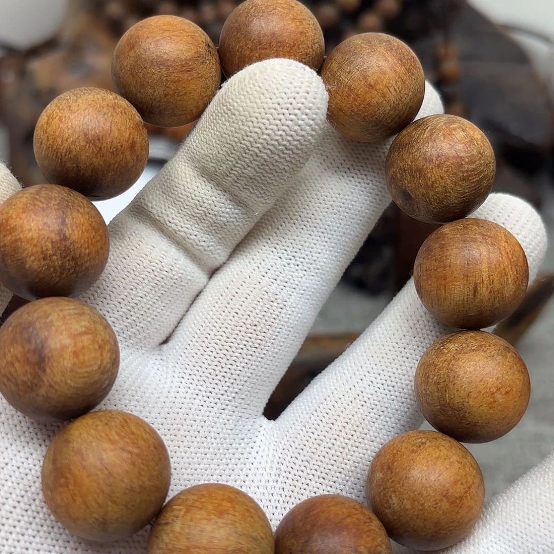 贡木印贡手链1.8果冻橙黄