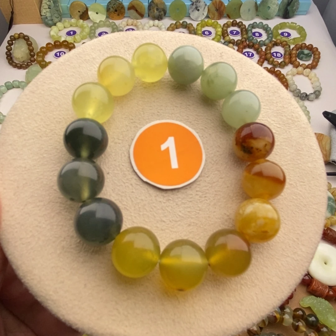 蛇纹石玉未镶嵌手串