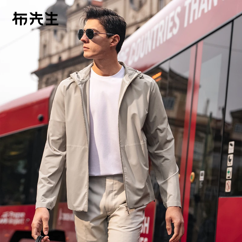 Mr.Bu布先生运动机能风设计无缝粘合工艺休闲男士T恤衫AT16092