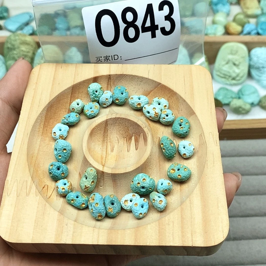 杰***绿松石未镶嵌配饰