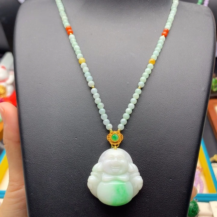 翡翠未镶嵌颈饰翡翠佛公