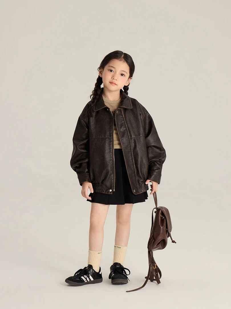 不换码数咖色110码数夹克