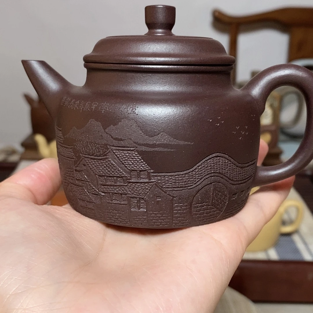 彩***田茶壶紫砂紫砂德钟福利价
