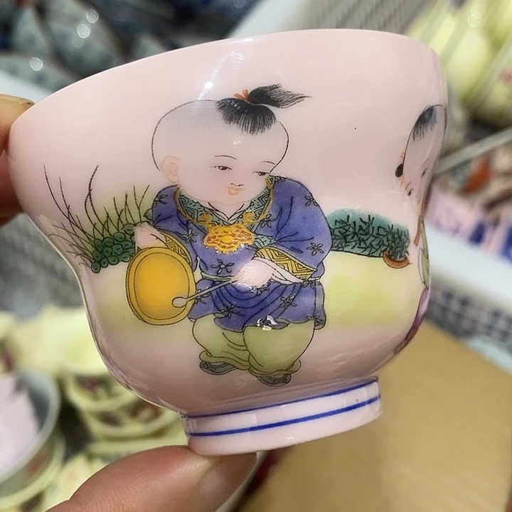 摆件景德镇陶瓷主人杯24556