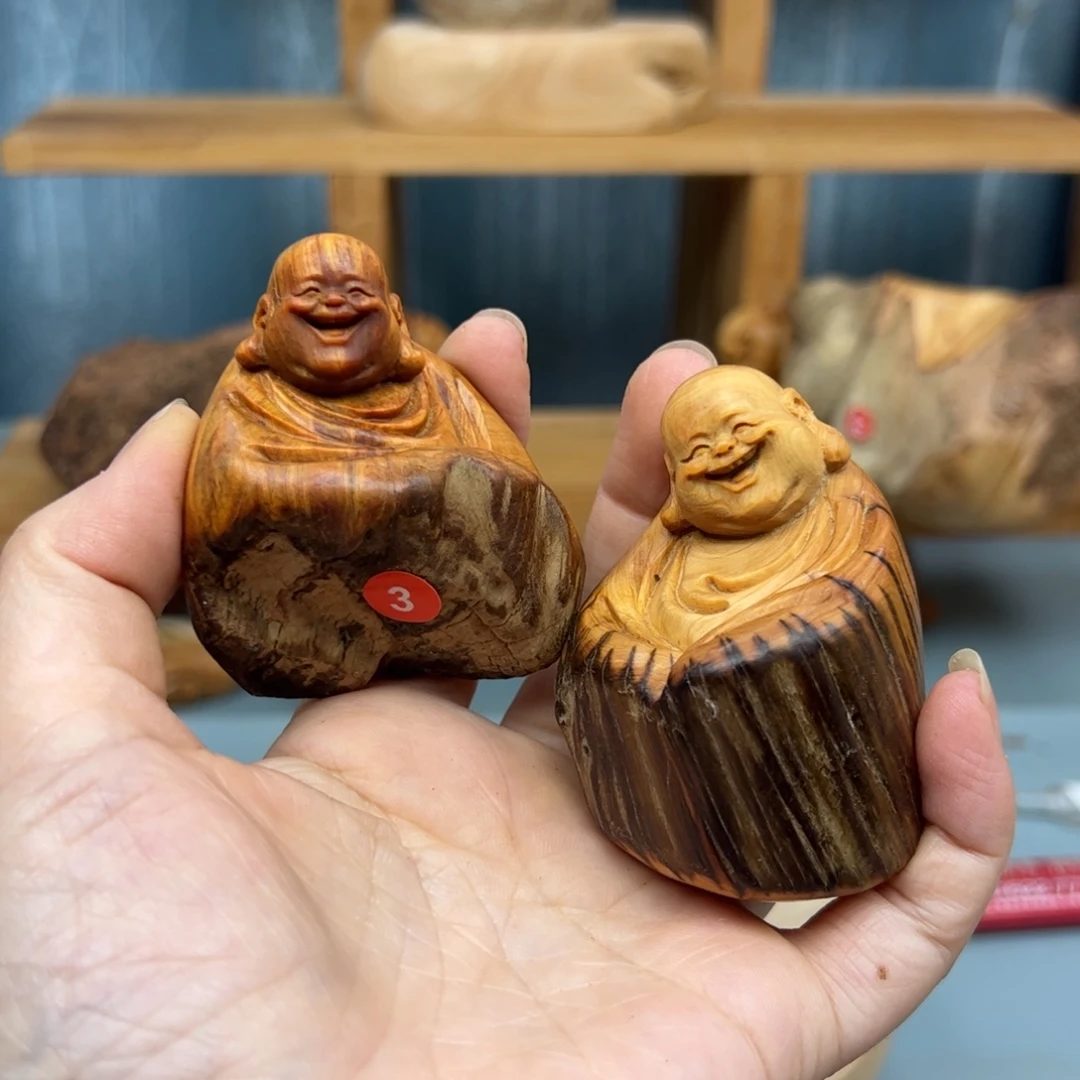 周***柏木崖柏木摆件手把件