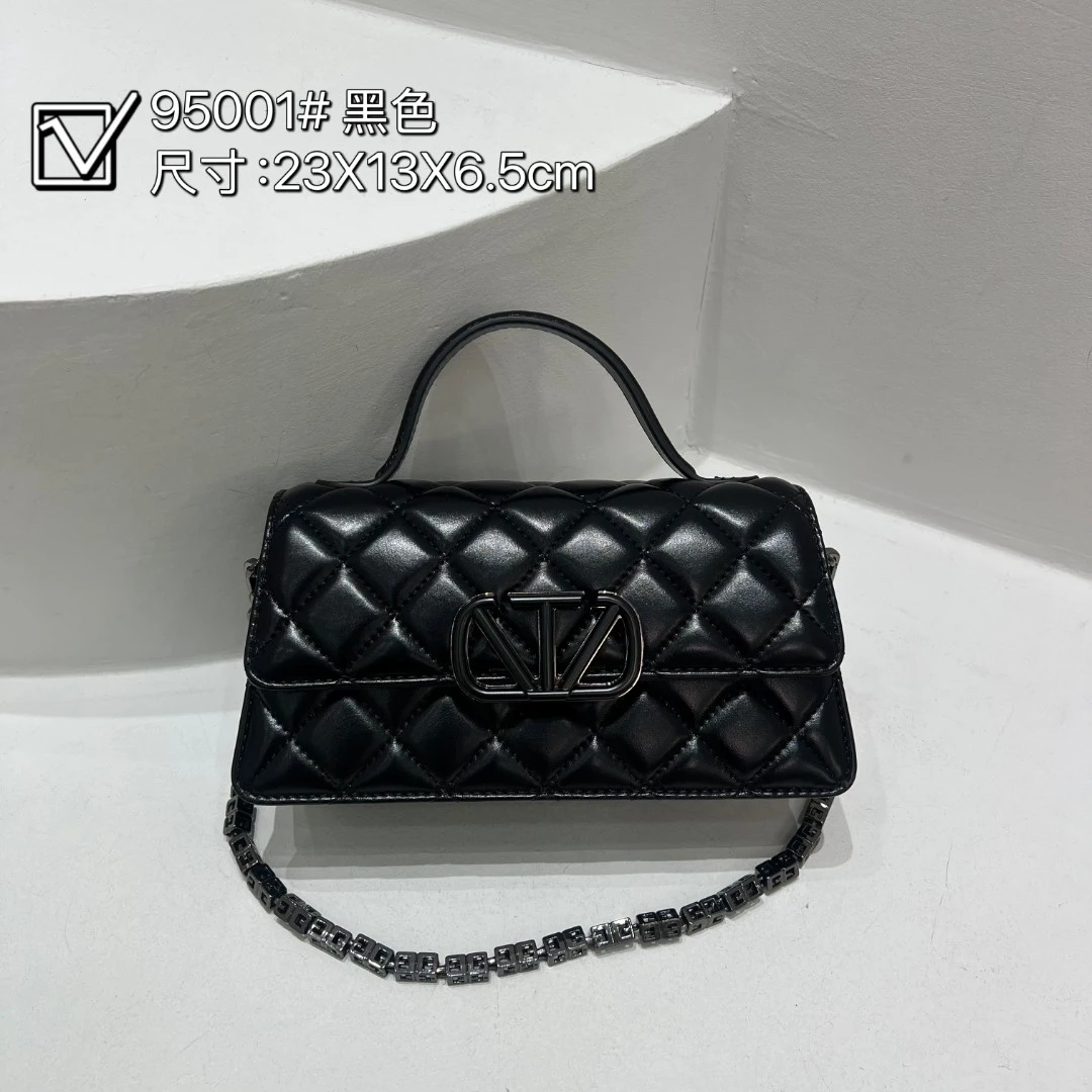 【艳姐甄选】ZT-95001-黑色时尚轻奢包包潮流美式度假风百搭