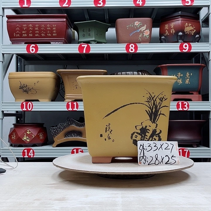 紫砂花盆紫砂花盆