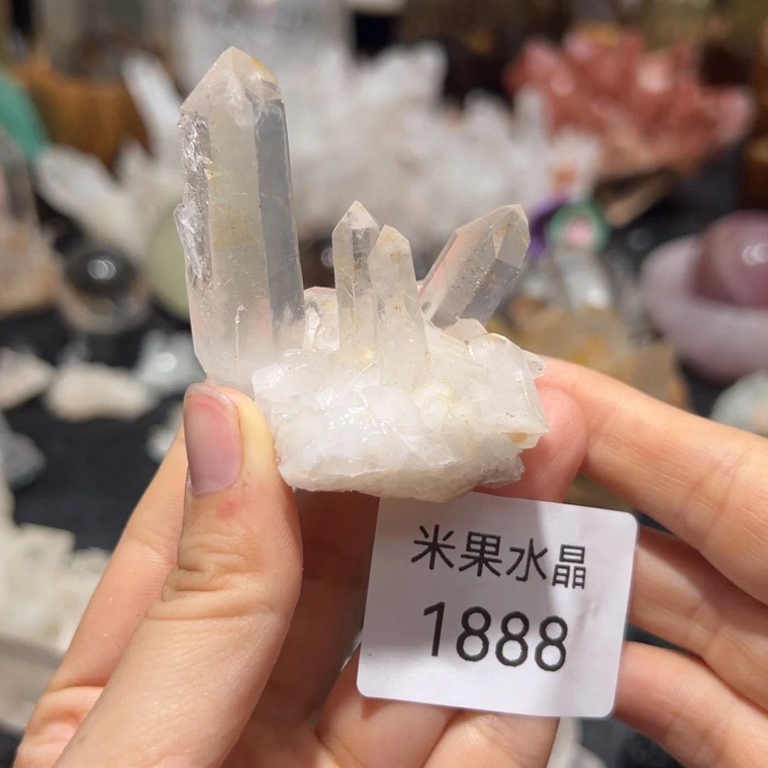 水晶未镶嵌珠宝半成品