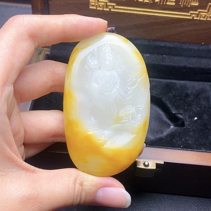 和田玉挂件未镶嵌N