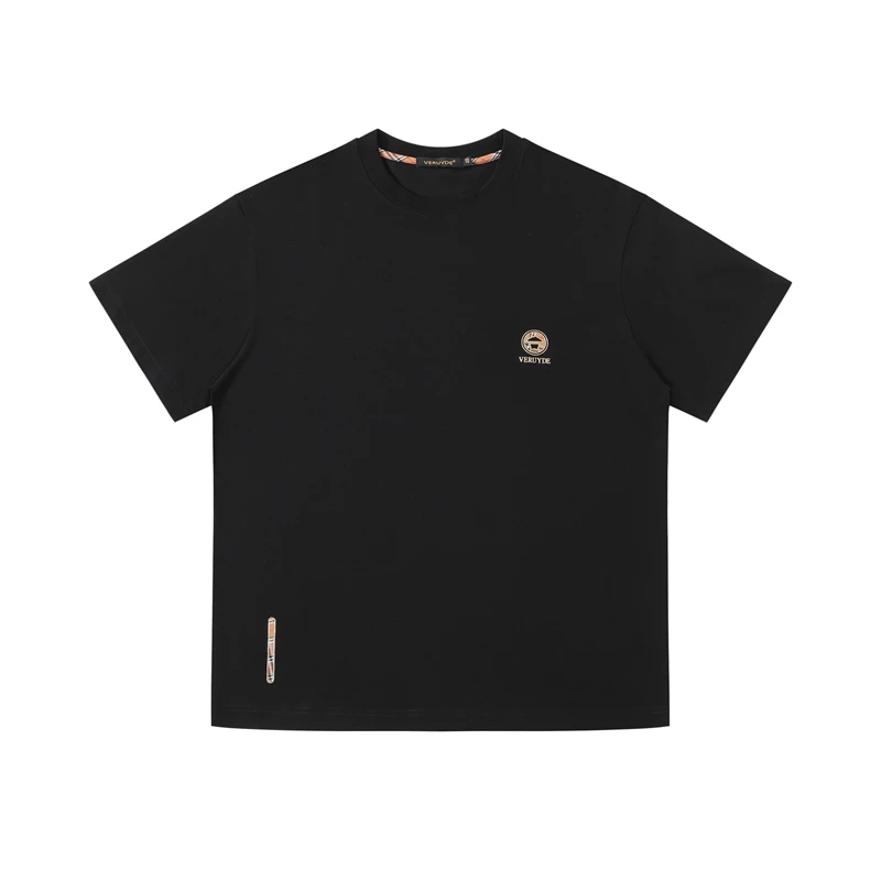 男士夏季短袖T恤宽松版型潮牌百搭圆领上衣 800103