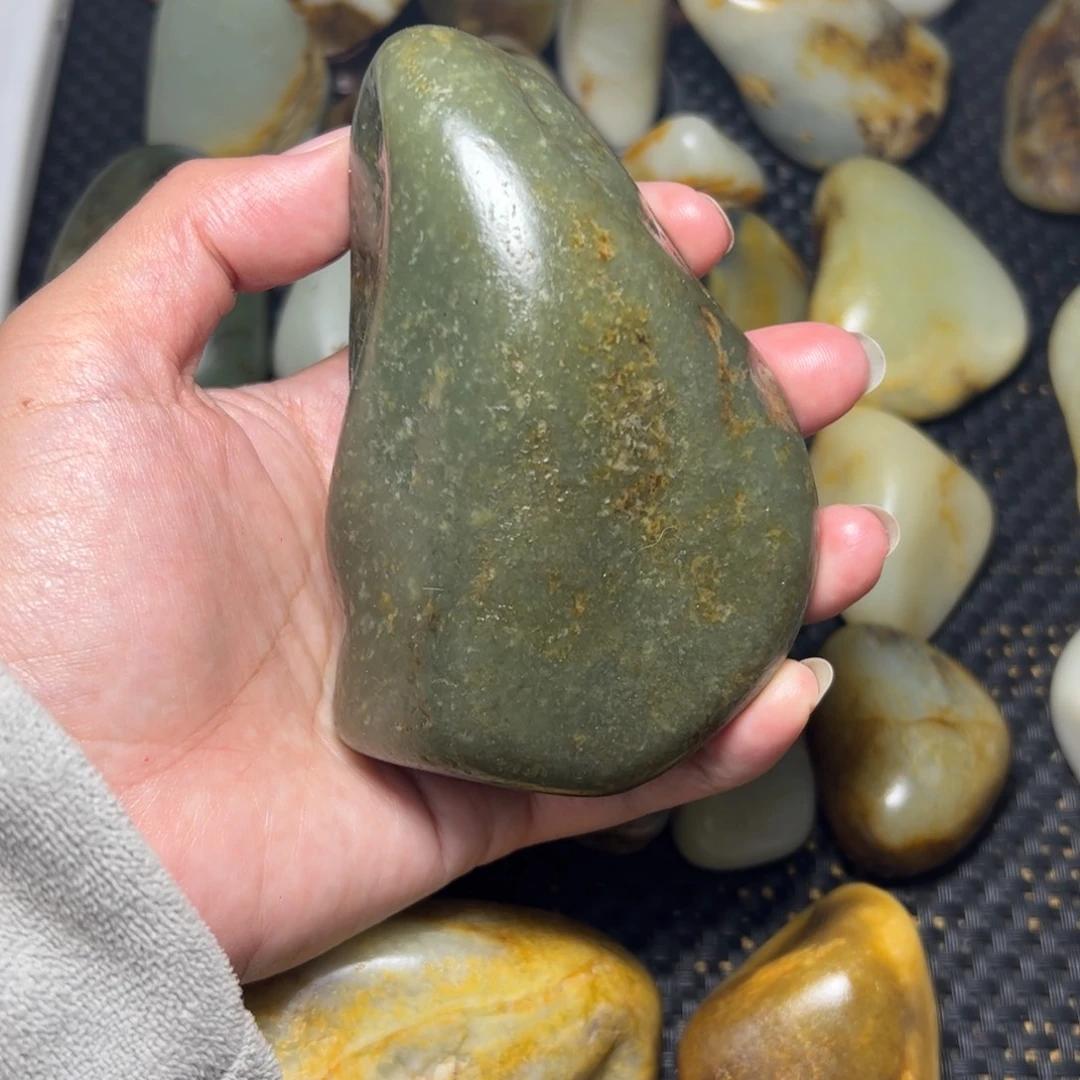 和田玉未镶嵌挂件38