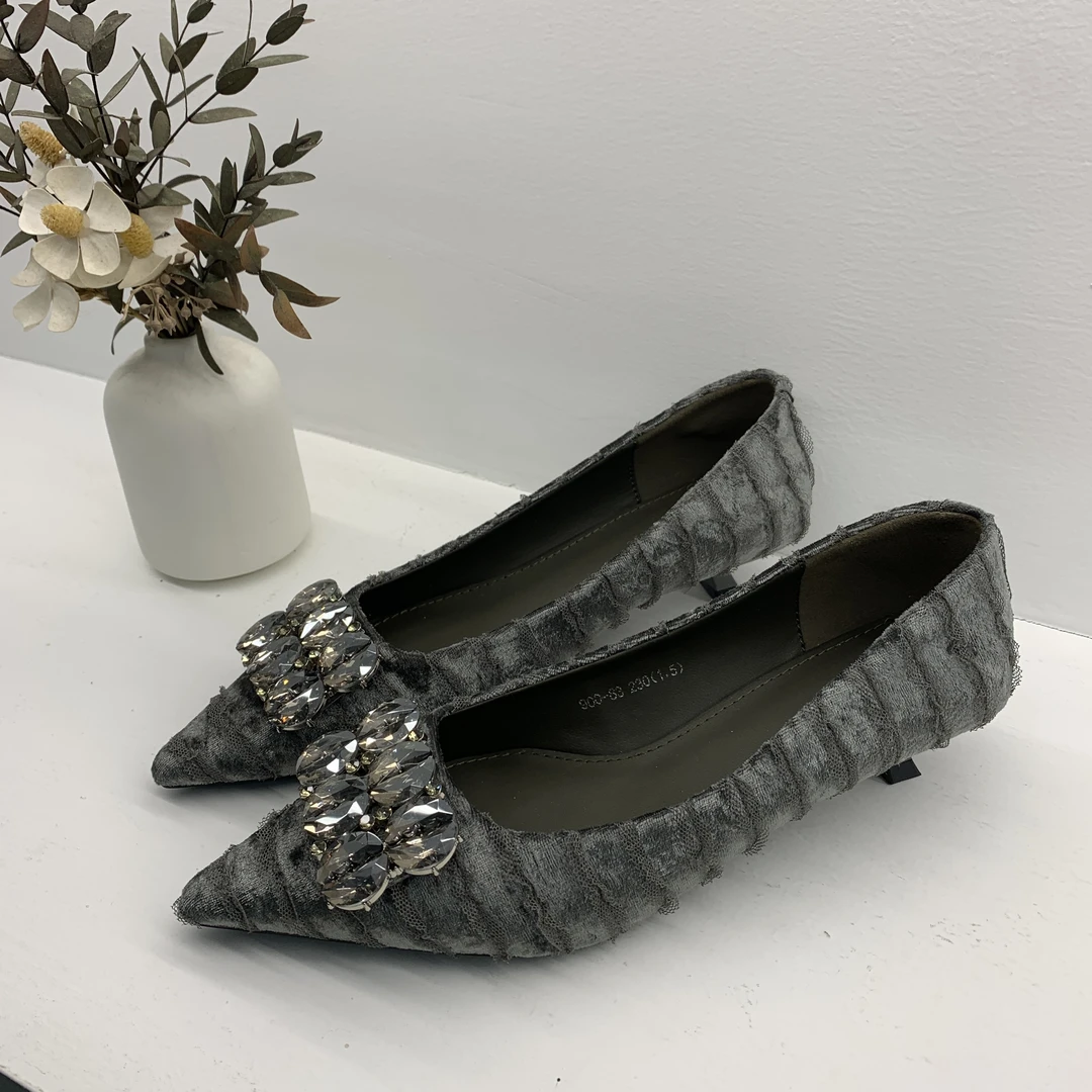 平底法式网红单鞋女新款夏新中式风豆豆鞋900-83