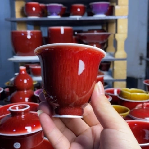 【闪购商品】景德镇名陶坊原矿郎红