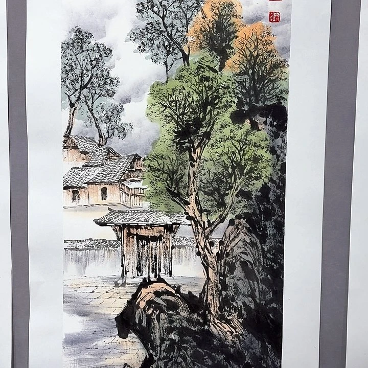 国画亲笔手绘放心去藏