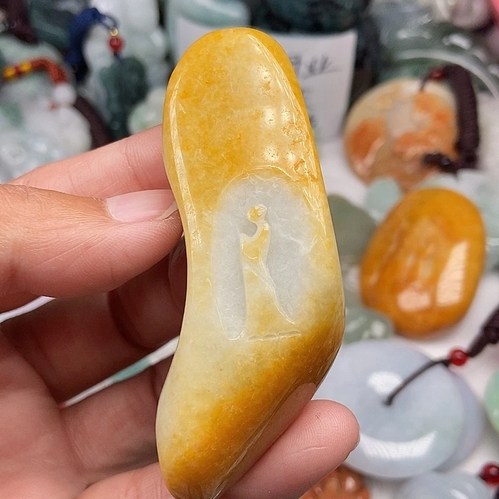 未镶嵌挂件翡翠翡翠